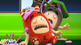 Trouble Gum | Oddbods - Food Adventures | Cartoons for Kids