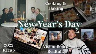 SILVESTER VLOG: 2022 reflektieren, VISION BOARD & Friends DINNER | Adorable Caro