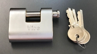 [475] Viro TS-4215 7-Pin Armored Shutter Lock Picked