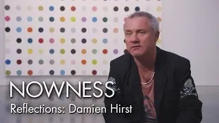 Damien Hirst in Matt Black's "Reflections" series