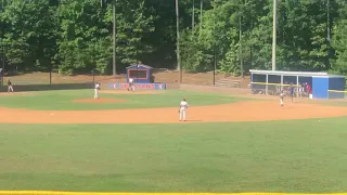 Derek Whaley - Dynamic Baseball tournament - Double (Duke commit pitching)