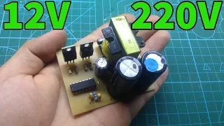 Simple INVERTER 12V to 220V from ATX supply part1