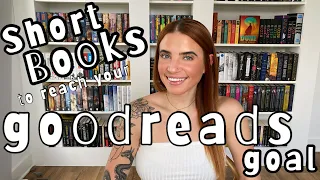 15 short book recommendations to help you reach your goodreads goal!!