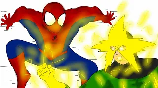 Spiderman vs Electro | Flipaclip fan animation