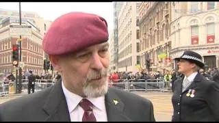 Falkland Veterans Say Final Farewell To Lady Thatcher | Forces TV