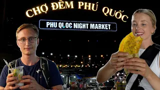 VIETNAM: Trying STREET FOOD in Seafood Heaven/Night Market in Phu Quoc
