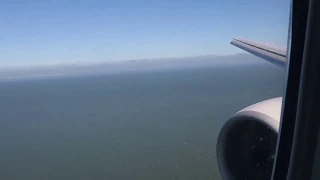 Double runway landing at SFO in a Boeing 777-200 | 28L and 28R