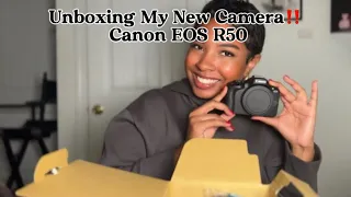 Unboxing My New Camera‼️ Canon EOS R50