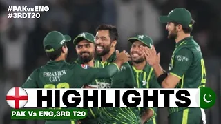 Pakistan vs England 3rd T20 Highlights 2024 | PAK vs ENG T20 Highlights 2024 | PAK vs ENG Highlights