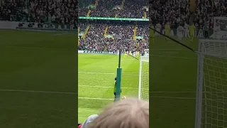 Celtic goal vs Morton cel 1-0 mor