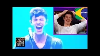 Shawn Mendes reage à sua voz falhada #LateLateShawn (Legendado PT/BR)