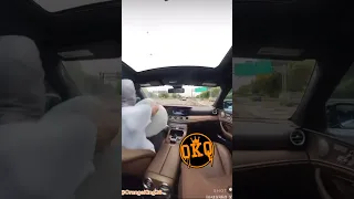 Guy Wrecks His Mercedes Benz In Traffic Trying To Cut Up 😳😳🤦🏼‍♂️ #Shorts #Disrespect