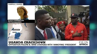 Opposition figure Bobi Wine charged with 'annoying' President Museveni