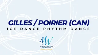 Gilles/Poirier (CAN) | Ice Dance RD | ISU World FS Championships 2022 | Montpellier | #WorldFigure