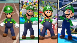 Evolution of Luigi in Mario and Sonic Series (2007-2021)