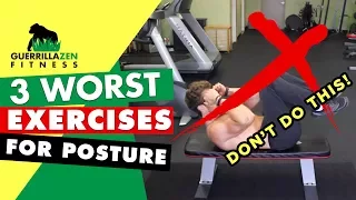 TOP 3 WORST EXERCISES FOR POSTURE Please Stop Doing These…