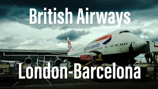London to Barcelona, Spain on British Airways