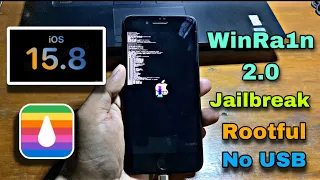 (Jailbreak Rootful iOS 15.8 - iOS 15 for A8 - A11) WinRa1n v2.0 on Windows without USB