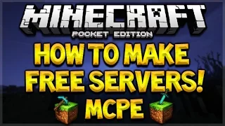 HOW TO CREATE A FREE MCPE SERVER - Minecraft Pocket Edition 0.16.1+ Free Server Tutorial