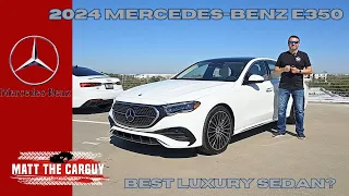 Redesigned 2024 Mercedes-Benz E350: The Ultimate Luxury Sedan? Review & Test Drive!