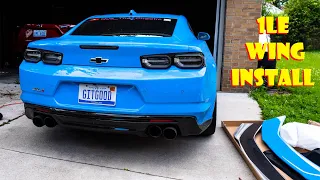 Installing the Carbon Fiber Camaro ZL1 1LE wing