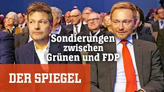 Sondierungen zwischen Grünen und FDP: Selfie, Eiscreme und Klimakrise | DER SPIEGEL