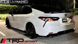 2021 Toyota Camry TRD - POV Night Drive 4K (Binaural Audio)