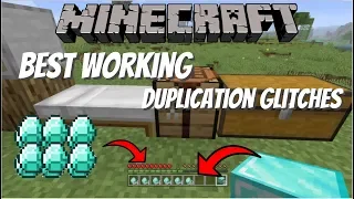 BEST MINECRAFT DUPLICATION GLITCHES FOR CONSOLE EDITION (PS4, PS3, XBOX 360)