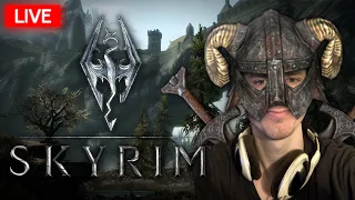 My FIRST SKYRIM Campaign | Experience Skyrim AGAIN for the FIRST TIME with HASHINSHIN LIVE