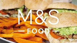 Chris' Top-Notch Turkey Burgers | Feed Your Family | M&S FOOD