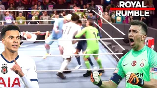 MUSLERA ! DELLE ALLİ ! HAALAND KAVGADA ! FUTBOLCULAR ROYAL RUMBLE ! WWE 2K22 ! PS 5 !