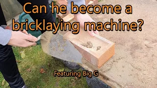 OLD BOY bricklayer teaches beginner how to lay bricks #bricklaying #bricklayingmachine