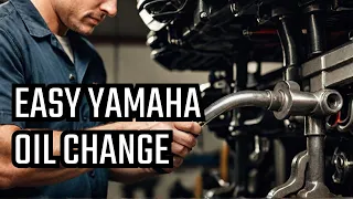 How to change lower unit oil on a Yamaha 250 Outboard