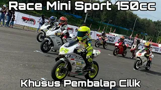 Race Motor Sport Mini 150cc Khusus Pembalap Usia Maksimal 12 Tahun
