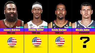 The Best NBA Players by Height