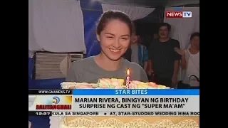 BT: Marian Rivera, binigyan ng birthday surprise ng cast ng 'Super Ma'am'