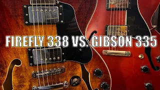 FIREFLY 338 VS. GIBSON 335! Plus review of the Firefly
