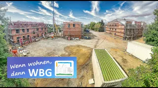 Tag der offenen Baustelle - UPDATE Zeitraffer Bauprojekt Wohnpark West der WBG Weißenfels Saale eG