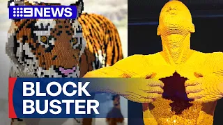 New Lego show opens in Melbourne | 9 News Australia