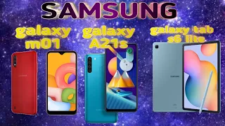 SAMSUNG GALAXY M01 ENG HAMYONBOP MODEL/GALAXY A21S TAQDIMOTI YAQIN/ GALAXY TAB S6 LITE TAQDIM ETILDI