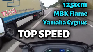 MBK Flame Yamaha Cygnus 125 ccm Top Speed Autobahn