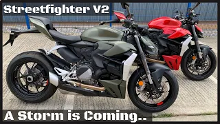 New Ducati Streetfighter V2  ..A Green Storm is coming in 2022!! unboxing & first look