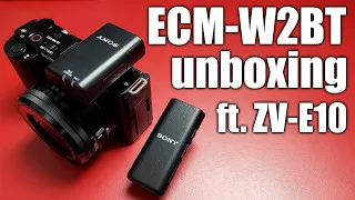 HUGE Black Friday Score! - Sony ECM-W2BT Unboxing & Quick Set-up (ft. ZV-E10)