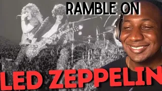 FIRST TIME HEARING | LED ZEPPELIN - "RAMBLE ON" | ROCK REACTION!!