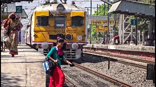 Conventional Electric Multiple Unit Train Speedily Entering Balagarh Station | Eastern Railways EMU