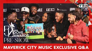 Maverick City Music Reveal Their Dream Band Members | Q&A | GMA Dove Awards 2021 Red Carpet