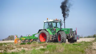 Smokey sunday: beers, fun and cultivating some fields with the Fendt 612LSA.