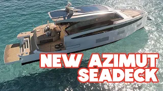 AZIMUT SEADECK 6 / 7 / 8 - New Hybrid Yachts Saving 40% Emissions & Made From Carbon Fibre!