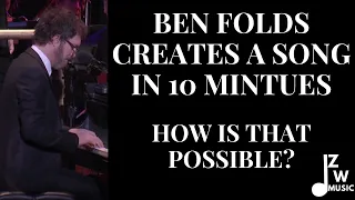 Reviewing Ben Folds composing in 10 minutes. What can we learn?