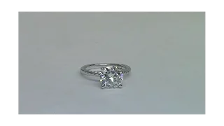 2 25 Carat Forever One Moissanite Solitaire Ring #GTJ1182-round-w